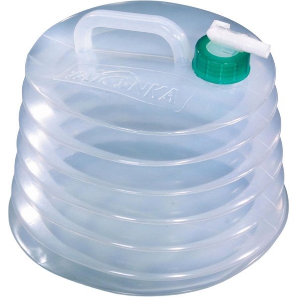 Tatonka Tanica Pieghevole 10L, tanica d'acqua, bianca