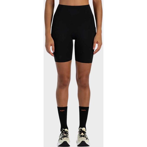 Bermuda Olympikus Corre 6 F Com Bolso Feminina Preta e Prata