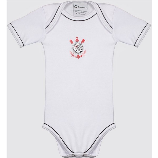 Body Curto Corinthians Branco