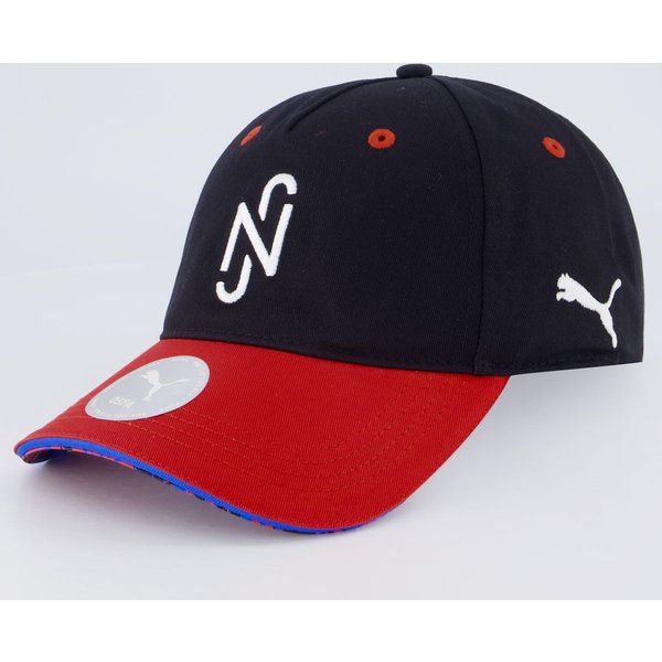 Boné Puma Neymar JR BB Preto e Vermelho