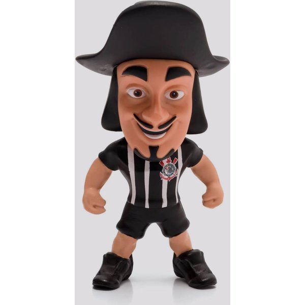 Boneco Mascote Corinthians Camisa Preto