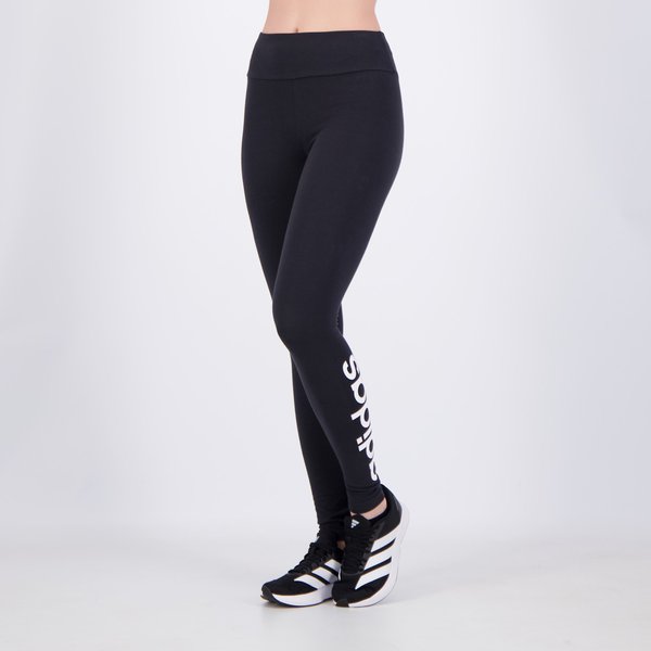 Calça Legging Adidas Logo Linear I Feminina Preta