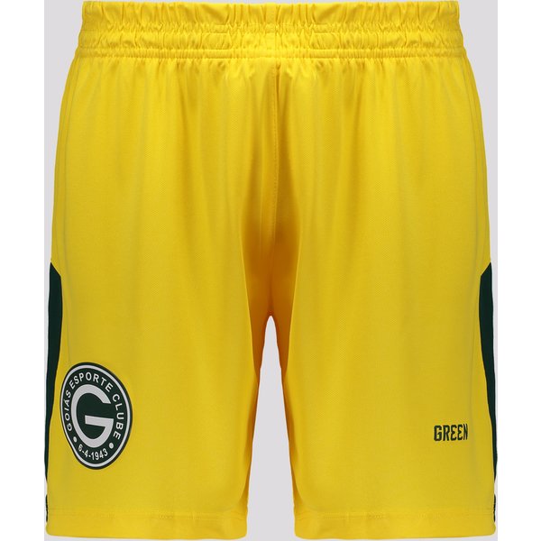 Calção Gr33n Goiás Goleiro 2024 Amarelo