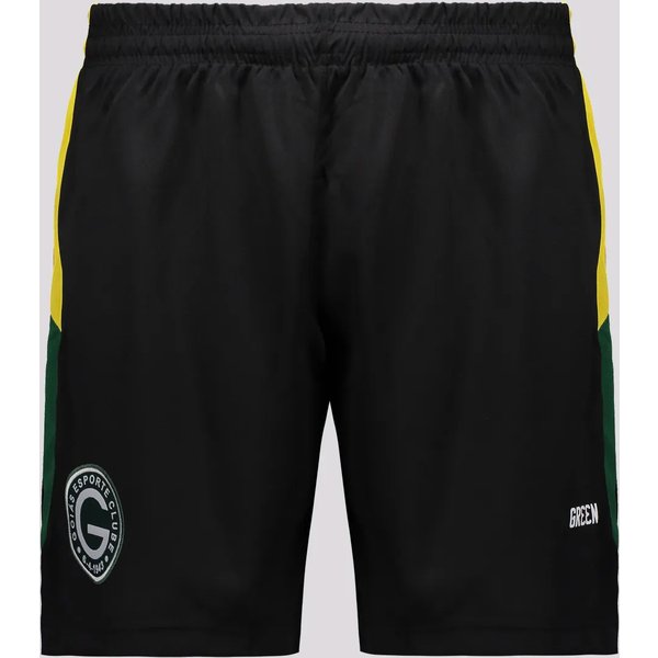 Calção Gr33n Goiás Treino Goleiro 2024 Juvenil Preto