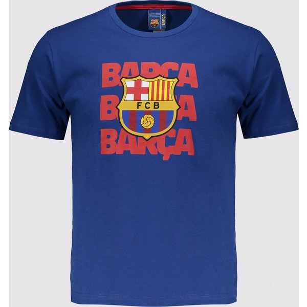 Camisa Barcelona Barça Juvenil Azul Marinho