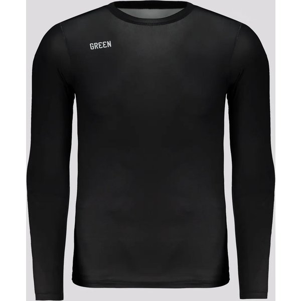 Camisa Gr33n Goiás Térmica 2024 Juvenil Preta