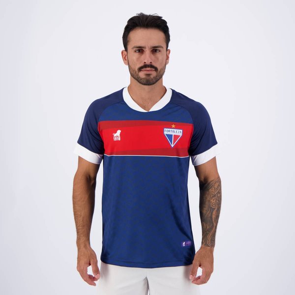 Camisa Leão 1918 Fortaleza Prime Marinho