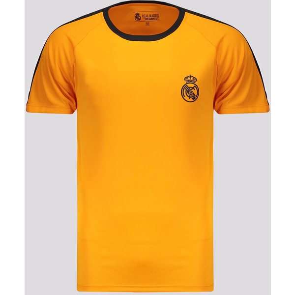 Camisa Real Madrid Dry Fit Juvenil Laranja