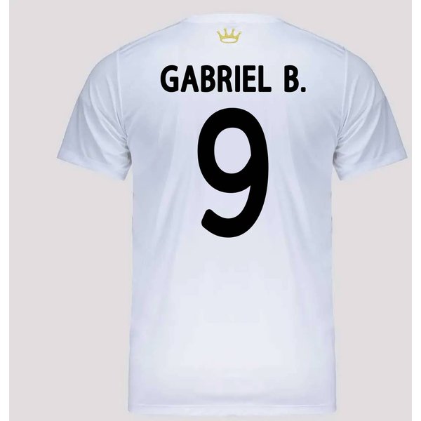 Camisa Santos Logo Juvenil Branca 9 Gabriel B
