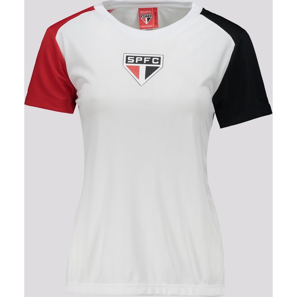 Camisa São Paulo Entrelaço Feminina Branca