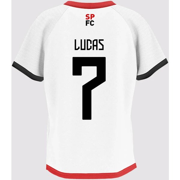 Camisa São Paulo Lucas 7 Radix Infantil Branca