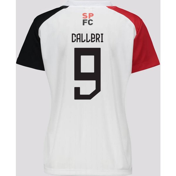 Camisa São Paulo Entrelaço 9 Calleri Feminina Branca