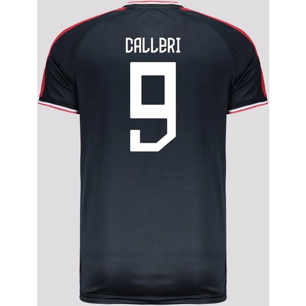 Camisa São Paulo Hue 9 Calleri Preta e Vermelha