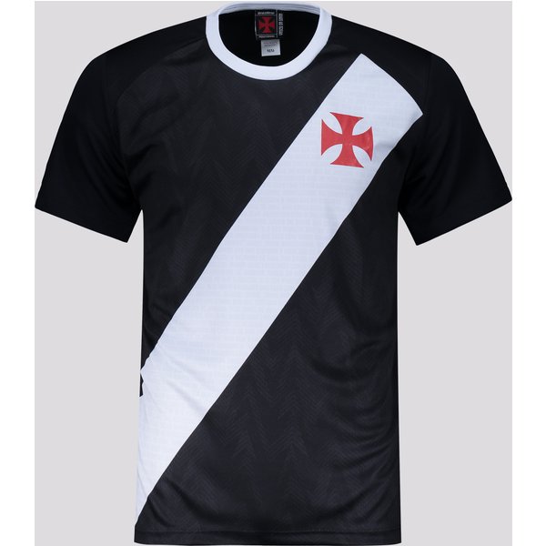 Camisa Vasco Principia Infantil Preta