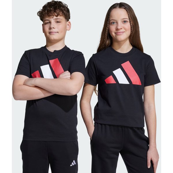 Camiseta Adidas Big Logo Infantil Preta