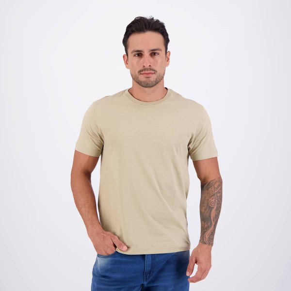 Camiseta Aramis Basica Logo Surton Bege