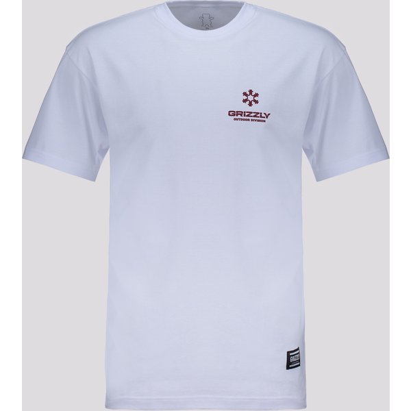 Camiseta Grizzly Skate Lodge Branca