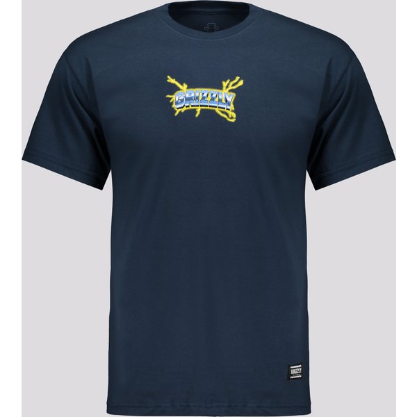 Camiseta Grizzly Triple Double Marinho
