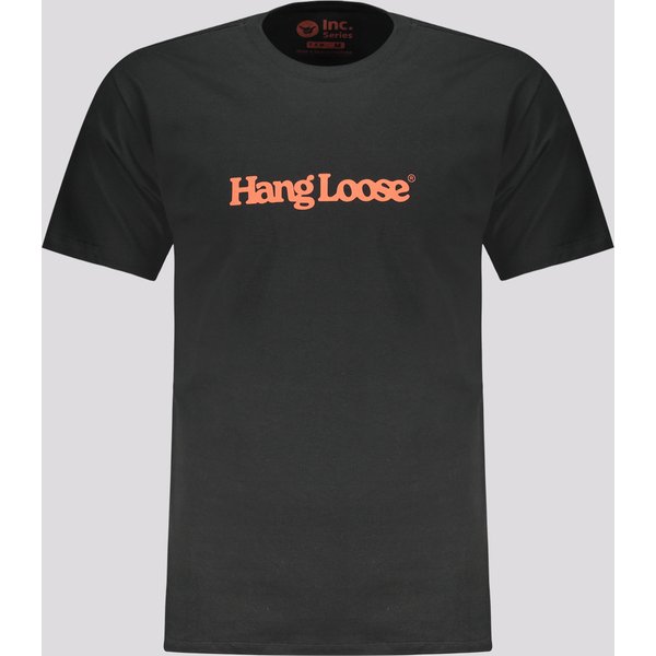 Camiseta Hang Loose Typo Preta