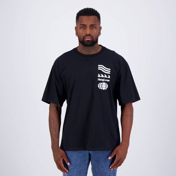 Camiseta Hang Loose Wide Tee Preta
