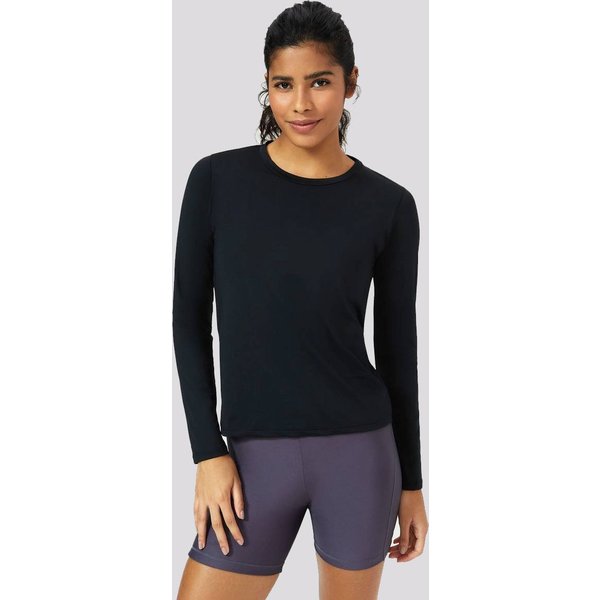 Camiseta Manga Longa Hering Proteção UV Feminina Preta