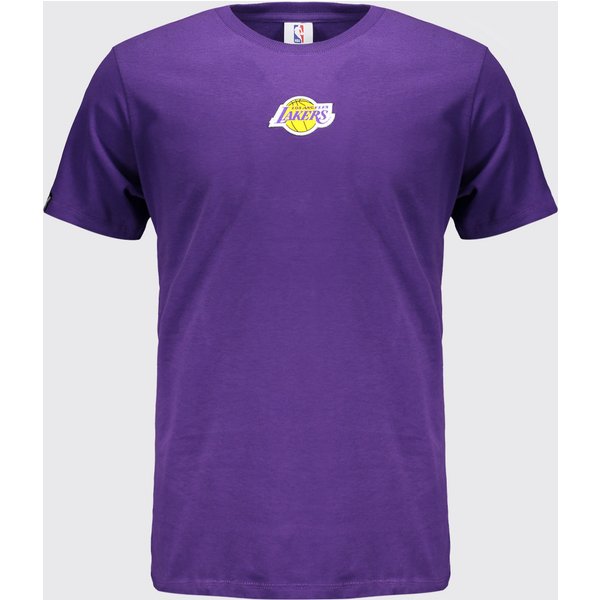 Camiseta NBA Los Angeles Lakers Logo Roxa