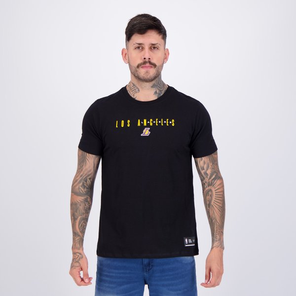 Camiseta NBA Los Angeles Lakers Spell Preto