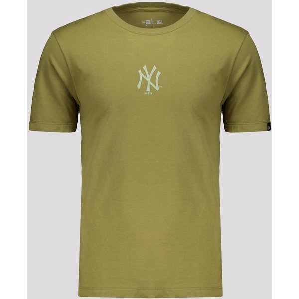 Camiseta New Era MLB New York Yankees Basica Verde Militar