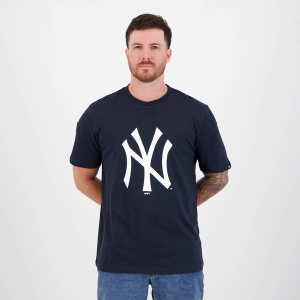 Camiseta New Era MLB New York Yankees Essentials Duo Marinho