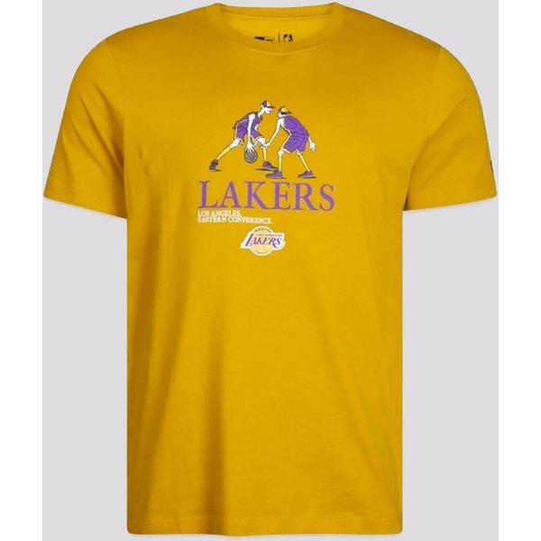 Camiseta New Era NBA Los Angeles Lakers I Amarela