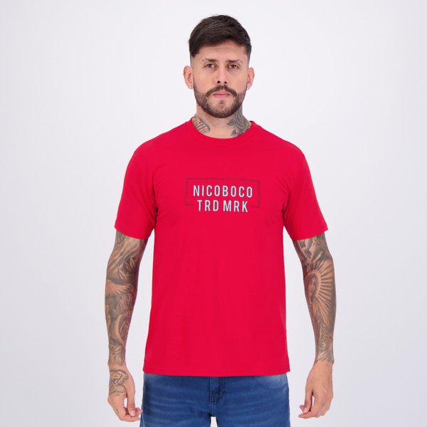 Camiseta Nicoboco Souvenir Vermelha