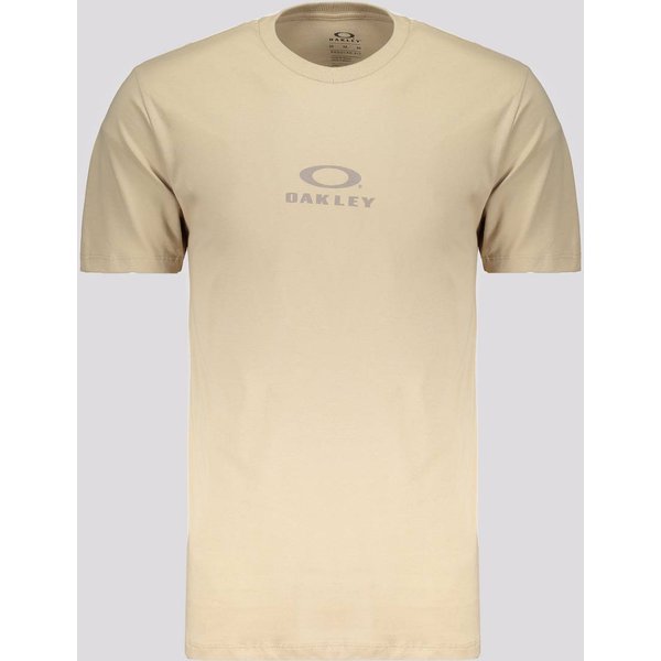 Camiseta Oakley Bark New Logo Bege
