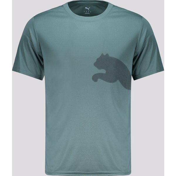 Camiseta Puma Tad Big Logo Verde