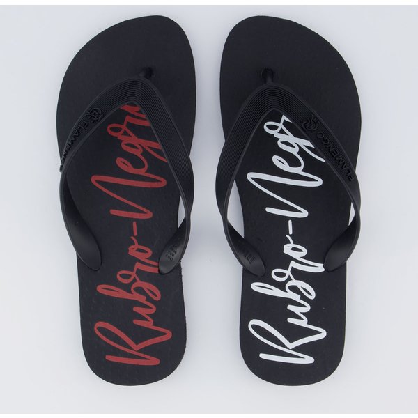 Chinelo Flamengo Rubro Negro Preto
