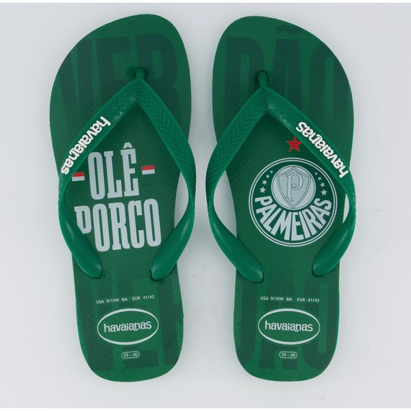 Chinelo Havaianas Palmeiras Ole Porco Verde