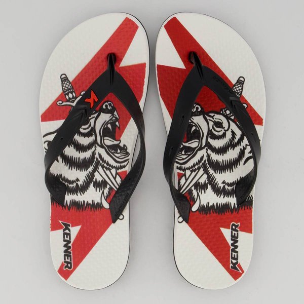 Chinelo Kenner Summer Tattoo Branco