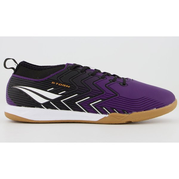 Chuteira Penalty Storm Y-3 Futsal Roxa e Preta