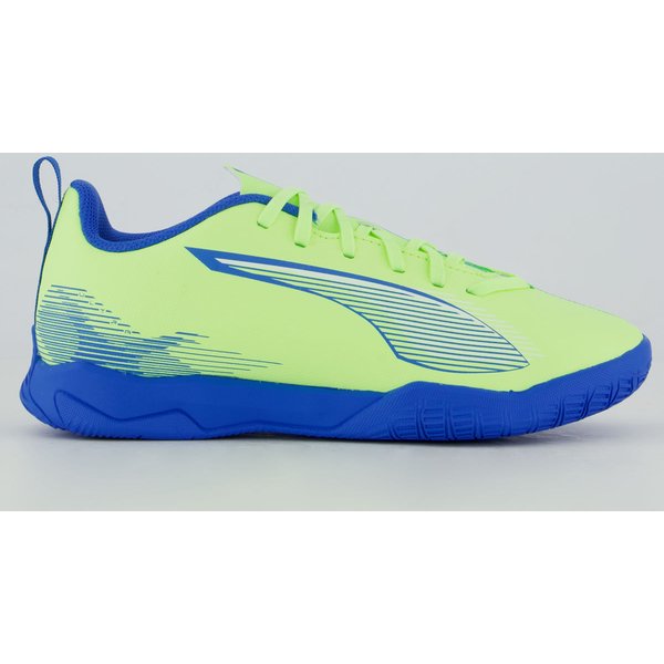 Chuteira Puma Ultra 5 Play Futsal Juvenil Verde