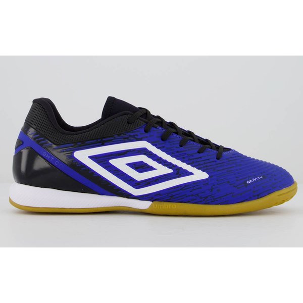 Chuteira Umbro Gravity Futsal Azul e Preta