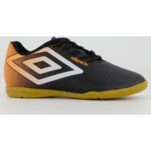 Chuteira Umbro Warskin Futsal Juvenil Preta