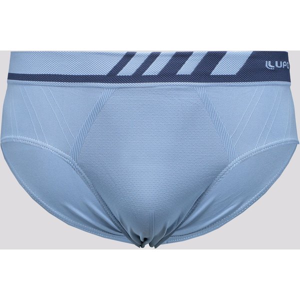 Cueca Slip Lupo Microfibra Azul