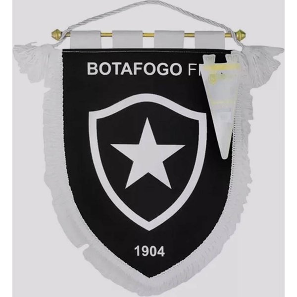 Flâmula Botafogo Oficial Preta e Branca