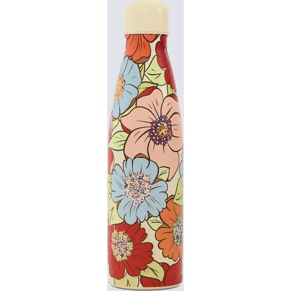 Garrafa Farm Glub Glub Floral Carolina 500ML Off White
