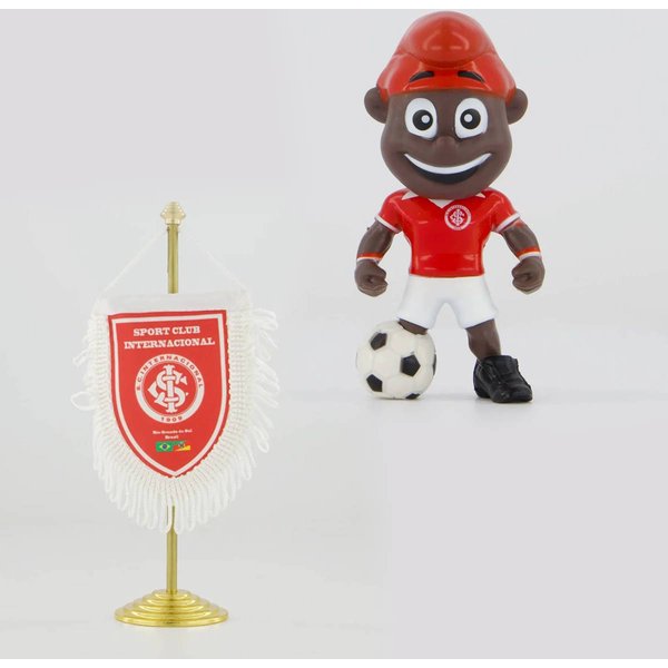 Kit Internacional Mascote e Estandarte de Mesa