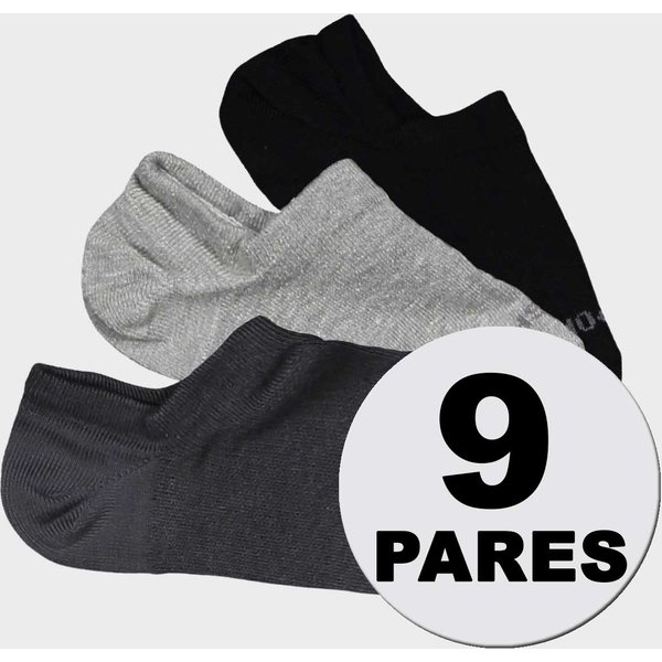 Kit Meia Lupo Sport Sapatilha 9 Pares Sortida