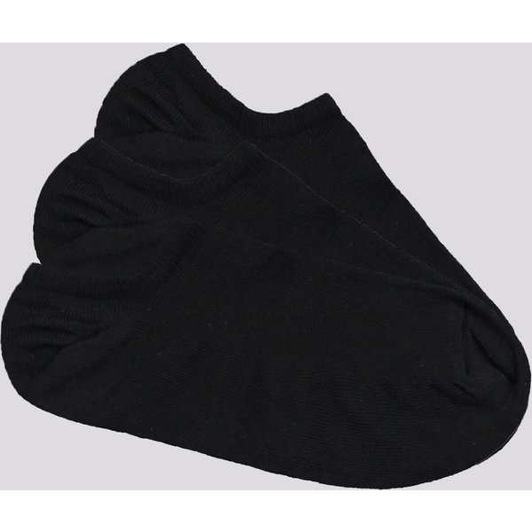 Kit Meia Selene 3 Pares Sapatilha Invisível Feminino Preta