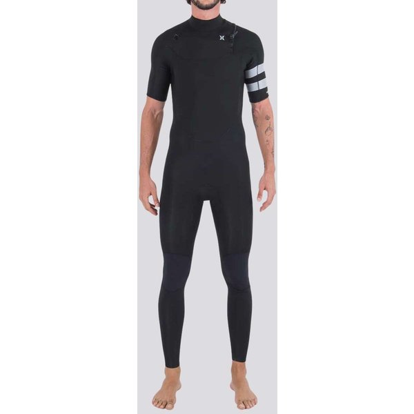 Long John Hurley Advantage 2/2MM Full Suit Manga Curta Preto