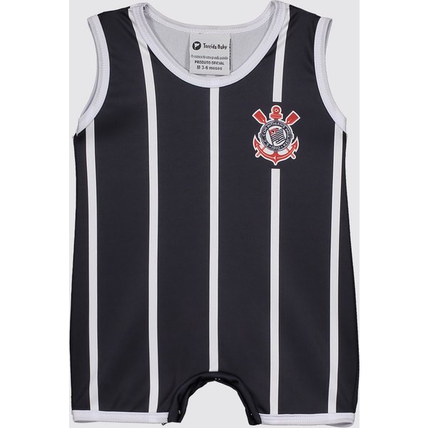 Macacão Regata Infantil Corinthians