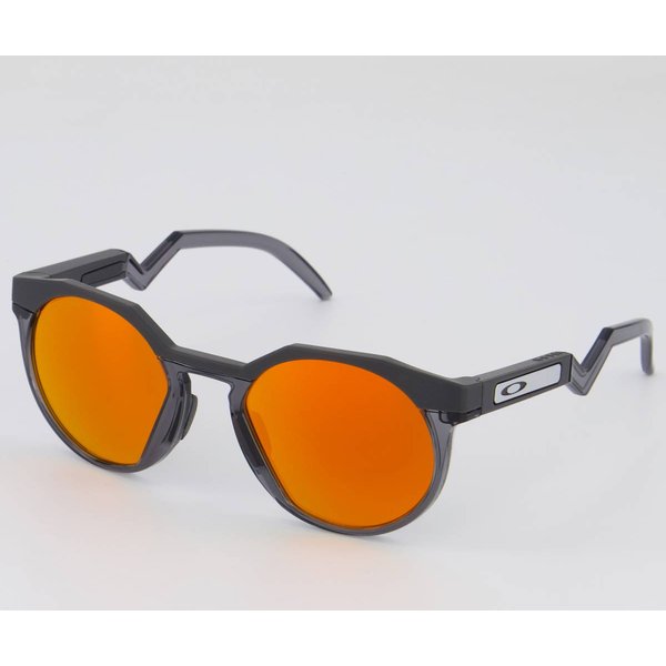 Óculos de Sol Oakley HSTN Matte Ruby Cinza e Vermelha