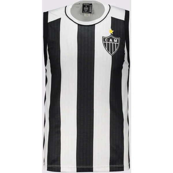 Regata Atlético Mineiro Agora Infantil Branca e Preta
